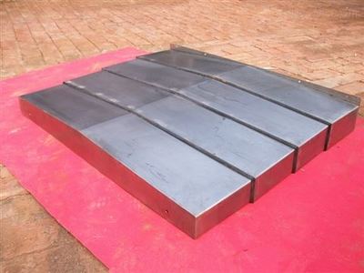 濟南鋼板導軌防護罩經典組合,濟南不銹鋼板防護罩產品設計